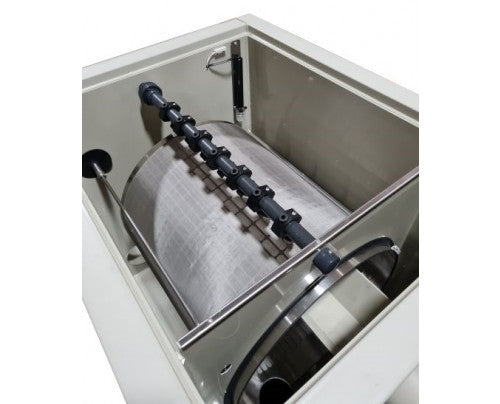 BD 500 with lid open from the front