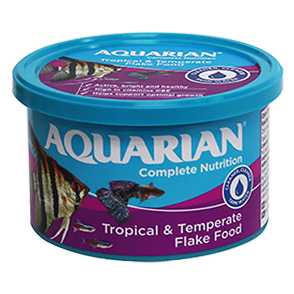 Aquarian Tropical & Temperate Fish Food Flakes