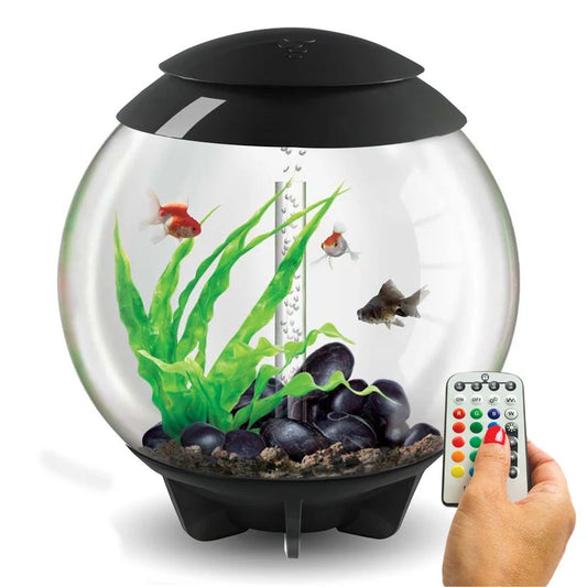 BiOrb Halo 60L Aquarium Fish Tank in Black with MCR LED Lighting