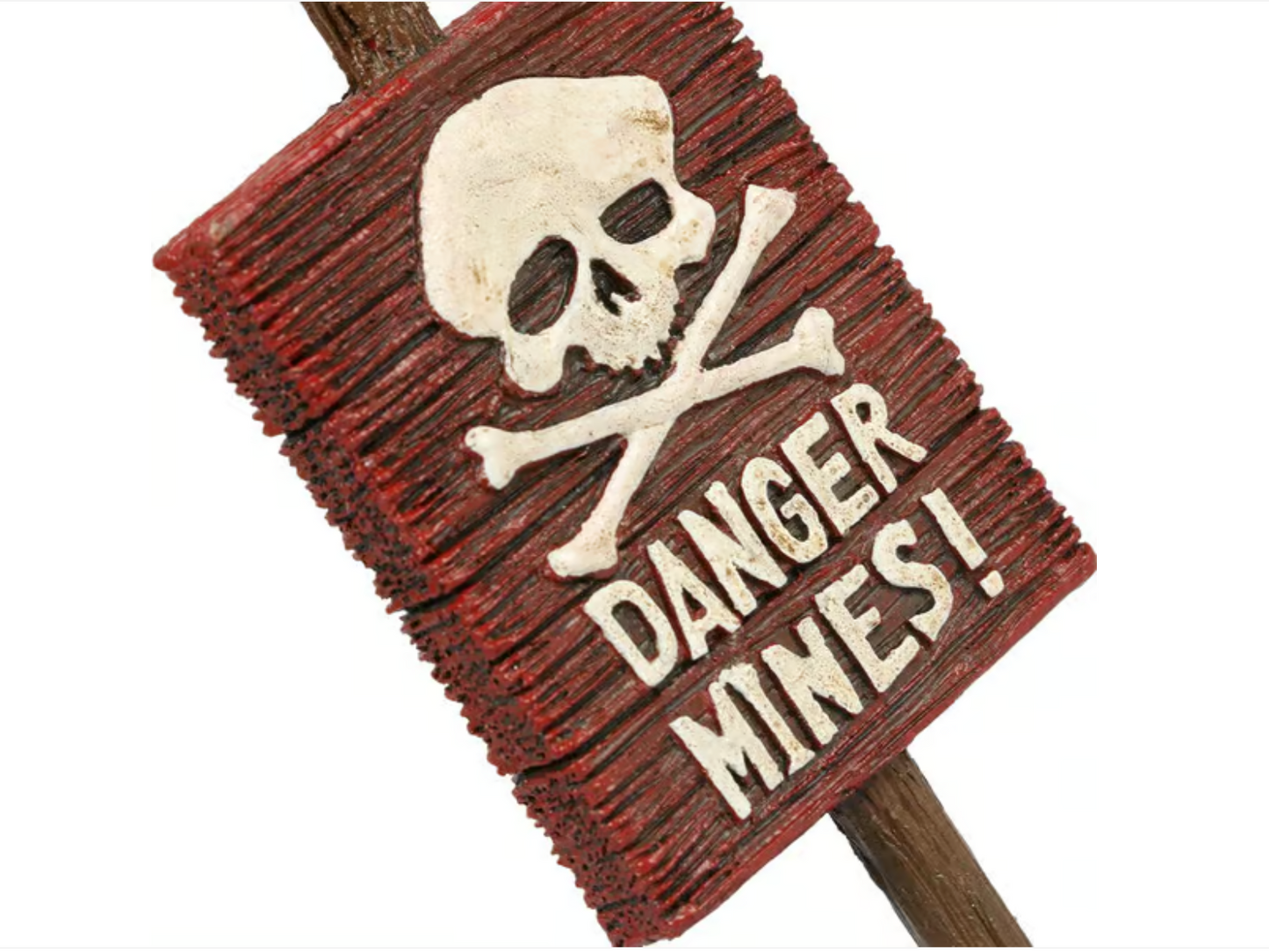 Danger Mines Sign PACK OF 4