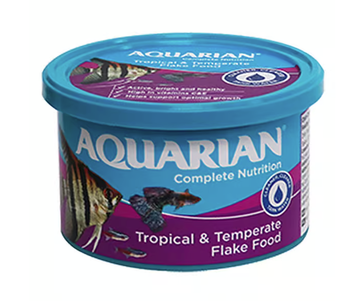 Aquarian Tropical & Temperate Fish Food Flakes