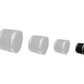 Rubber Straight Connector with clips (Flexible)