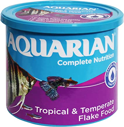 Aquarian Tropical & Temperate Fish Food Flakes