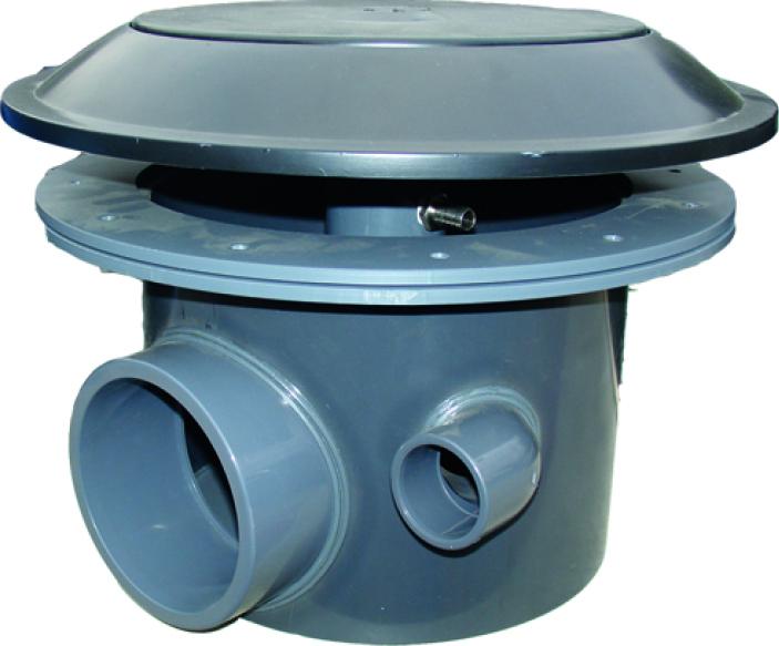 Spindrifter 4” Pressure Bottom Drain for Concrete